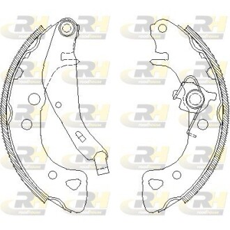 Гальмівні колодки барабанні ROADHOUSE 4126.01