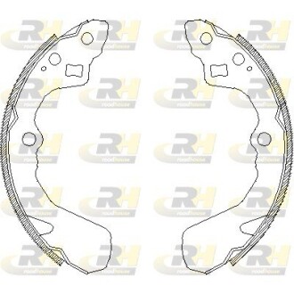 Гальмівні колодки барабанні ROADHOUSE 4386.00