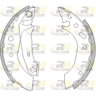 Гальмівні колодки барабанні ROADHOUSE 4507.01