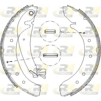Гальмівні колодки барабанні ROADHOUSE 4719.00