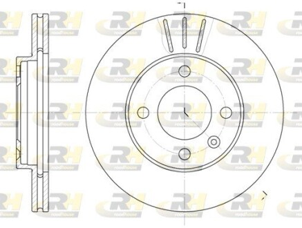 Гальмівний диск ROADHOUSE 6084.10
