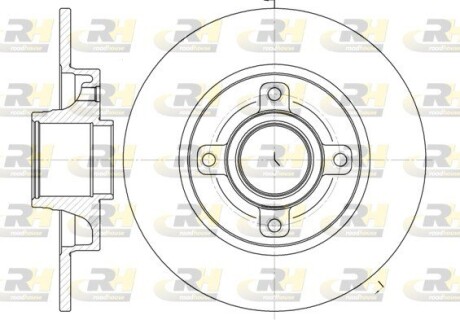 Тормозной диск ROADHOUSE 61014.00