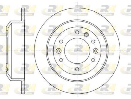 Гальмівний диск ROADHOUSE 61027.00