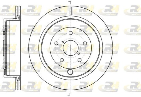 Гальмівний диск ROADHOUSE 61042.10