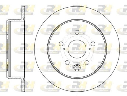 Гальмівний диск ROADHOUSE 61075.00