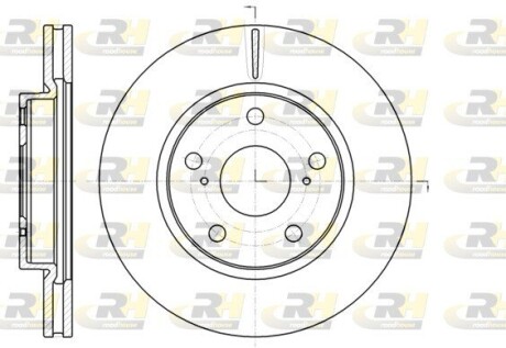 Гальмівний диск ROADHOUSE 61077.10