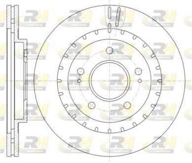 Гальмівний диск ROADHOUSE 61137.10 (фото 1)