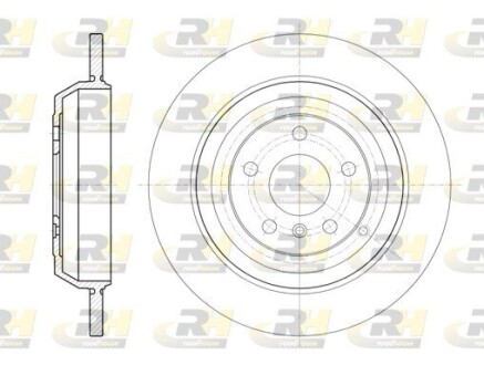 Гальмівний диск ROADHOUSE 61166.00