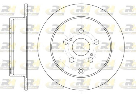 Гальмівний диск ROADHOUSE 61168.00
