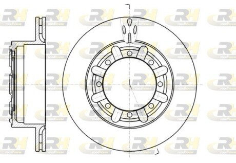 Тормозной диск ROADHOUSE 61170.10