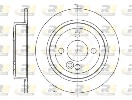 Гальмівний диск ROADHOUSE 61195.00