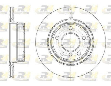 Гальмівний диск ROADHOUSE 61231.10