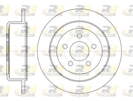 Гальмівний диск ROADHOUSE 61271.00 (фото 1)