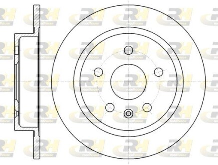 Гальмівний диск ROADHOUSE 61279.00