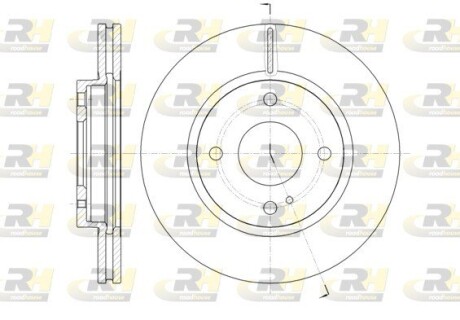 Гальмівний диск ROADHOUSE 61299.10