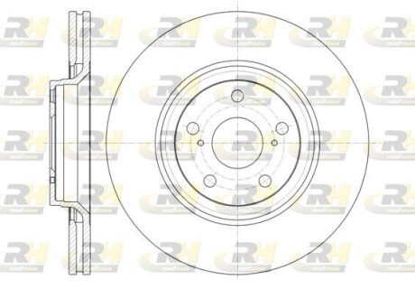 Гальмівний диск ROADHOUSE 61329.10