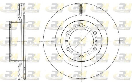 Гальмівний диск ROADHOUSE 61331.10