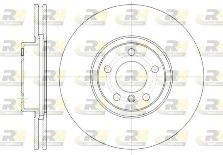 Гальмівний диск ROADHOUSE 61335.10