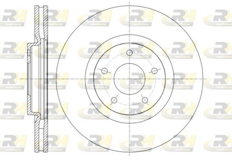 Гальмівний диск ROADHOUSE 61349.10