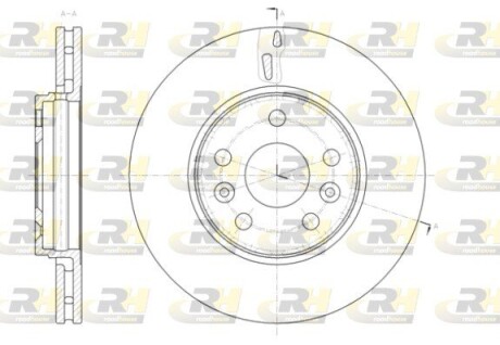 Гальмівний диск ROADHOUSE 61411.10