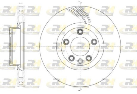 Тормозной диск ROADHOUSE 6141910