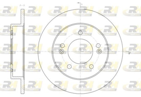 Гальмівний диск ROADHOUSE 61432.00