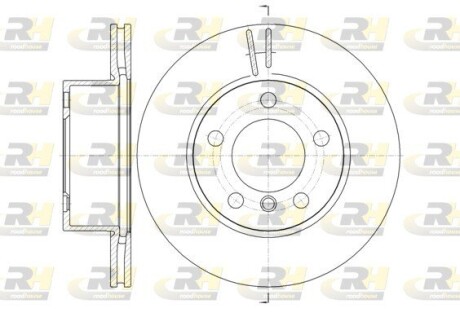 Гальмівний диск ROADHOUSE 61448.10