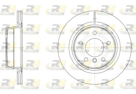 Гальмівний диск ROADHOUSE 61495.10