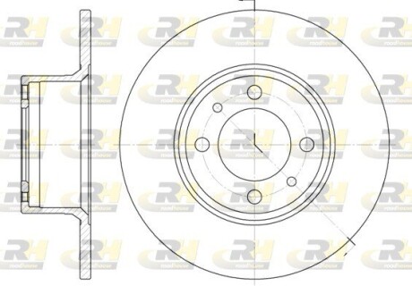 Гальмівний диск ROADHOUSE 6156.00 (фото 1)