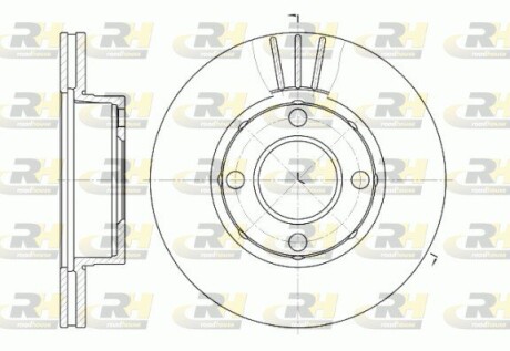 Гальмівний диск ROADHOUSE 6177.10
