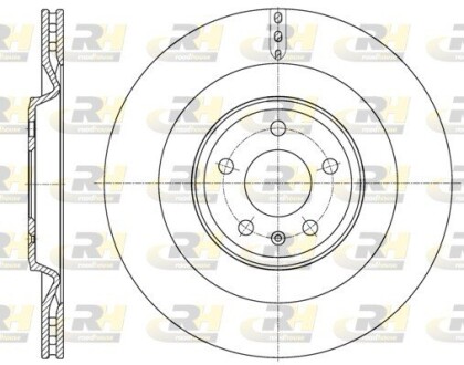 Гальмівний диск ROADHOUSE 61774.10 (фото 1)