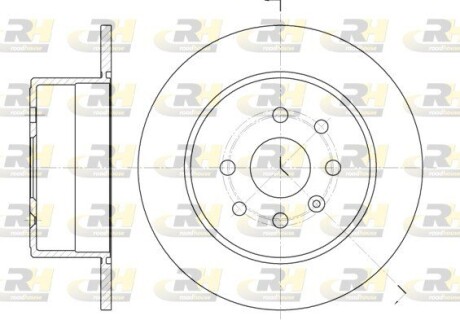 Тормозной диск ROADHOUSE 6252.00 (фото 1)