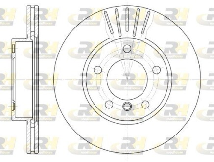 Гальмівний диск ROADHOUSE 6324.10
