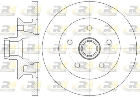 Гальмівний диск ROADHOUSE 6415.00