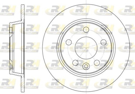 Гальмівний диск ROADHOUSE 6453.00