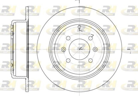 Гальмівний диск ROADHOUSE 6498.00