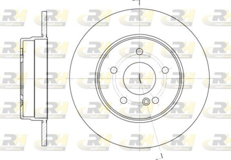 Гальмівний диск ROADHOUSE 6555.00 (фото 1)
