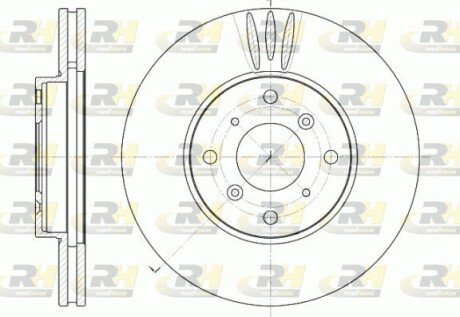 Гальмівний диск ROADHOUSE 6641.10