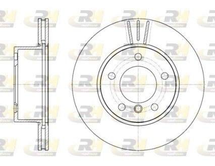 Гальмівний диск ROADHOUSE 6651.10
