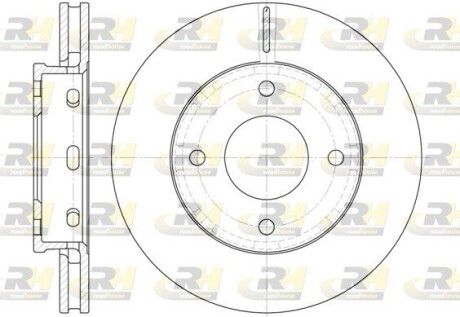Гальмівний диск ROADHOUSE 6680.10