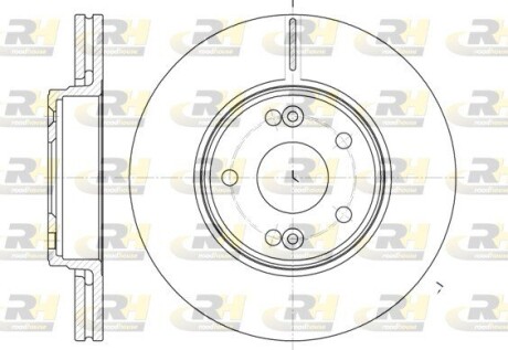 Гальмівний диск ROADHOUSE 6697.10