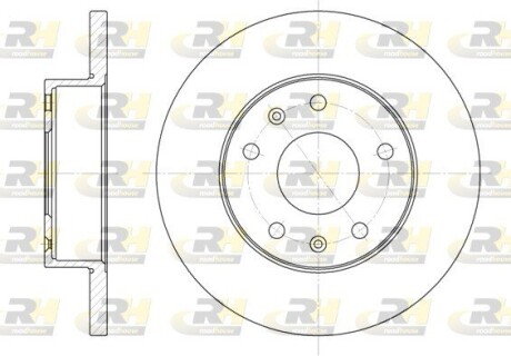 Гальмівний диск ROADHOUSE 6721.00