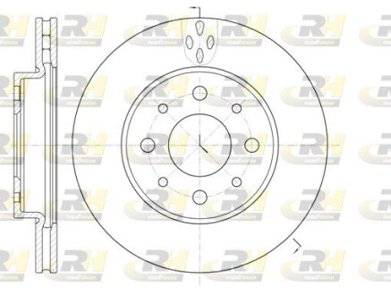 Гальмівний диск ROADHOUSE 6745.10