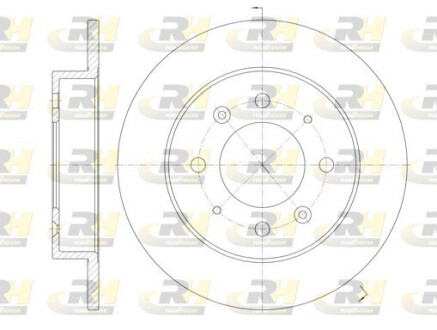 Гальмівний диск ROADHOUSE 6874.00