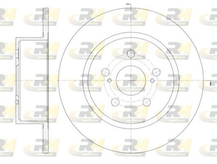 Тормозной диск ROADHOUSE 6878.00