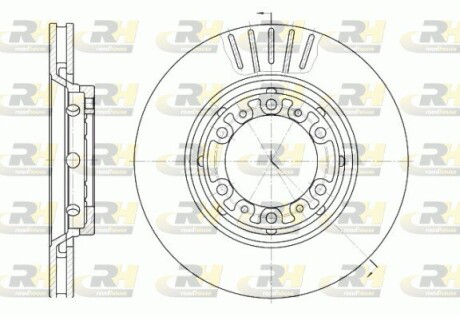 Гальмівний диск ROADHOUSE 6883.10