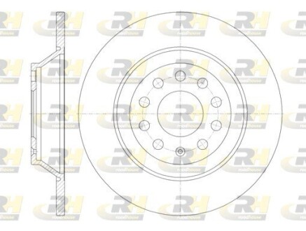 Гальмівний диск ROADHOUSE 6969.00