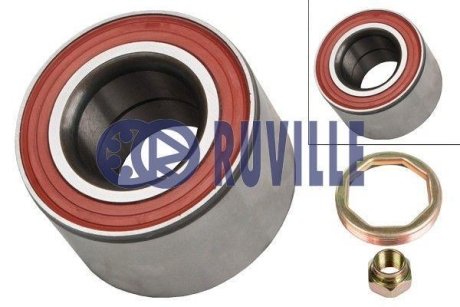 Комплект подшипников передний Fiat 127 73-86; Uno V+D 83- RUVILLE 5807