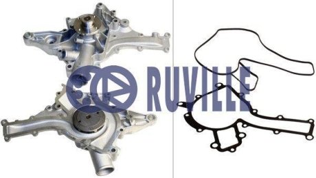 Насос водяной Mercedes C,E-class 2.8-4.3 W202/203/210 97-03 RUVILLE 65119 (фото 1)