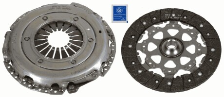 Комплект зчеплення RENAULT Megane/Scenic/GrandScenic "1,9-2,0 "03>> SACHS 3000970097 (фото 1)